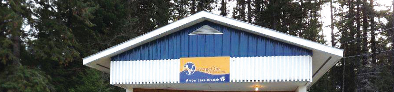 Vantage One Credit Union >> About: Arrow Lakes Branch - VantageOne Credit Union Vantage One Credit Union >> About: Arrow Lakes Branch - VantageOne Credit Union