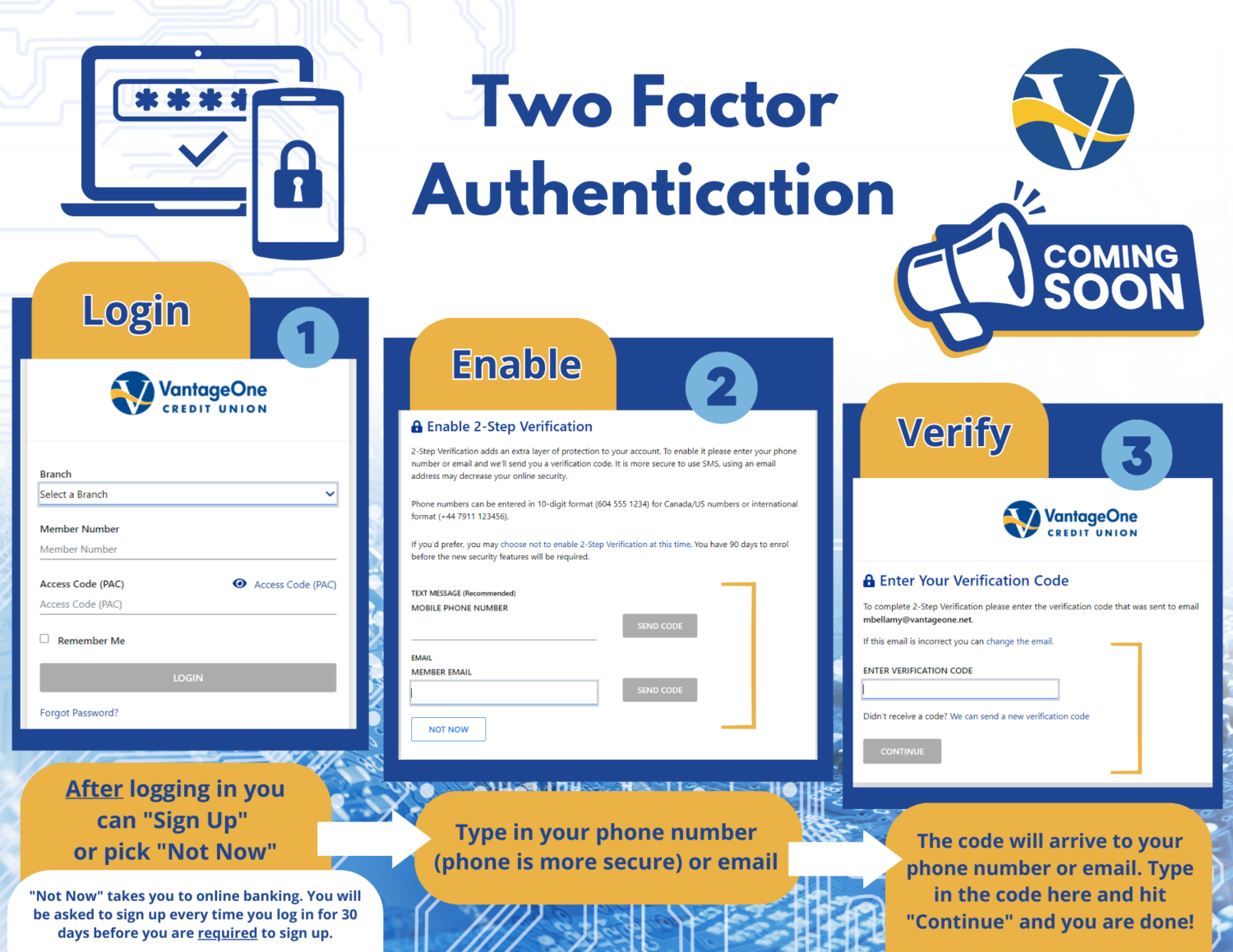 Two Factor Authentication for Online Banking & Mobile App: LIVE ...